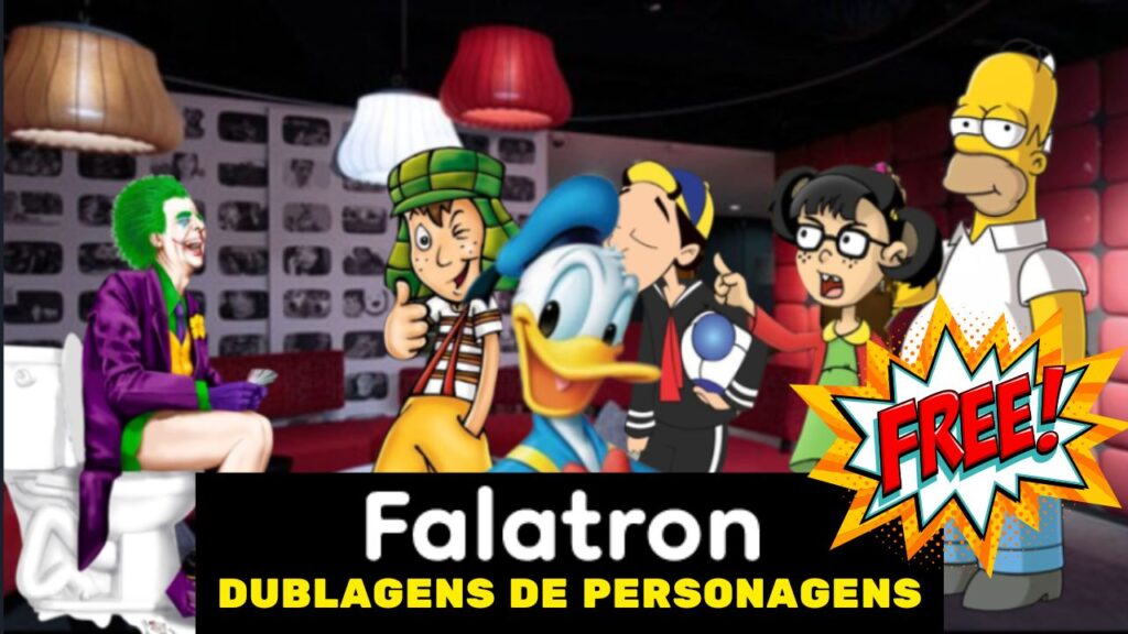  Falatron Dublagens de personagens com alta qualidade 