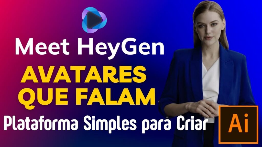 Avatares falantes Heygen: Personagens virtuais