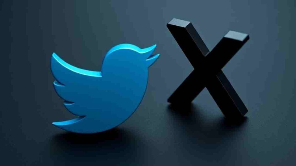 Analisando a Mudança do X: Comparação entre os logos antigo e novo do Twitter